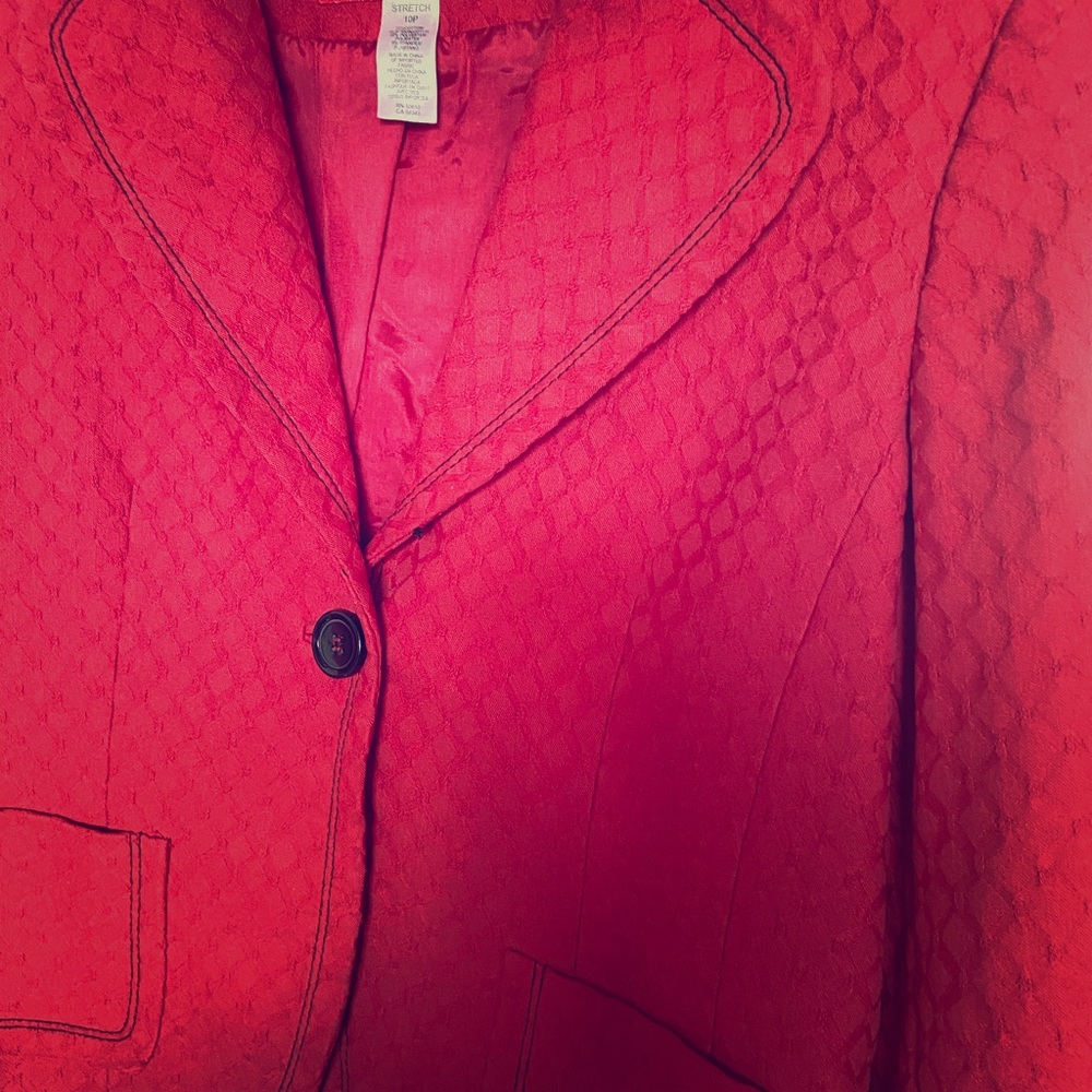 Anne Klein Red Jacket